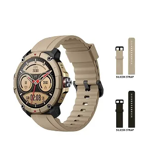 Udfine Watch GS 1.38″ HD ডিসপ্লে স্মার্টওয়াচ, ব্লুটুথ কলিং, Alexa ও GPS, ডাবল স্ট্র্যাপ