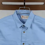 Kaiser কটন স্টাইলিশ ফুল হাতা শার্ট (স্কাই ব্লু)