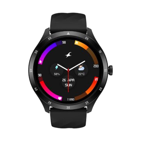 Fastrack Jupiter Flex কালো ব্লুটুথ কলিং স্মার্টওয়াচ