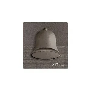 NT blu-ray Chrome Gray 13A কলিং বেল পুশ সুইচ