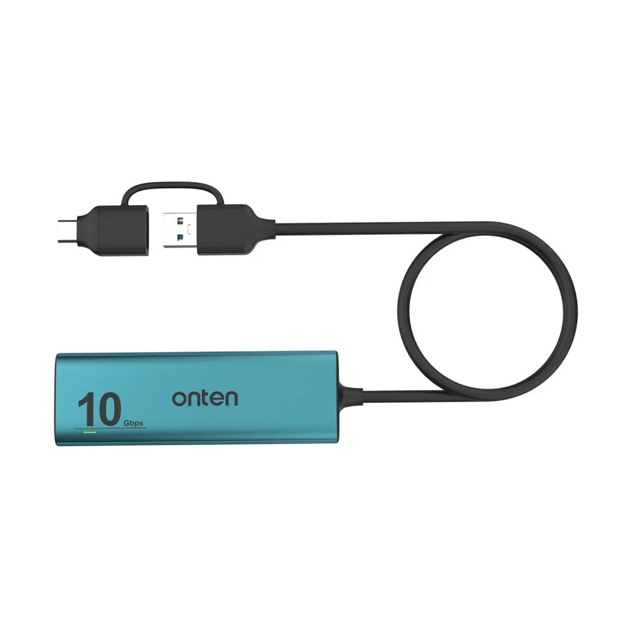 Onten OTN-UCA612+ USB-A and USB-C to Dual USB-A and Triple USB-C Hub