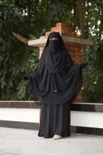 Muttaki Borka Set, Three Parts with Hijab and Niqab