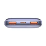 Baseus Pro PPBD040205 10000mAh 20W ভায়োলেট পাওয়ার ব্যাংক, ডিজিটাল ডিসপ্লে সহ
