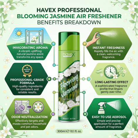 Havex Blooming Jasmine Air Freshener 300ml (UAE)