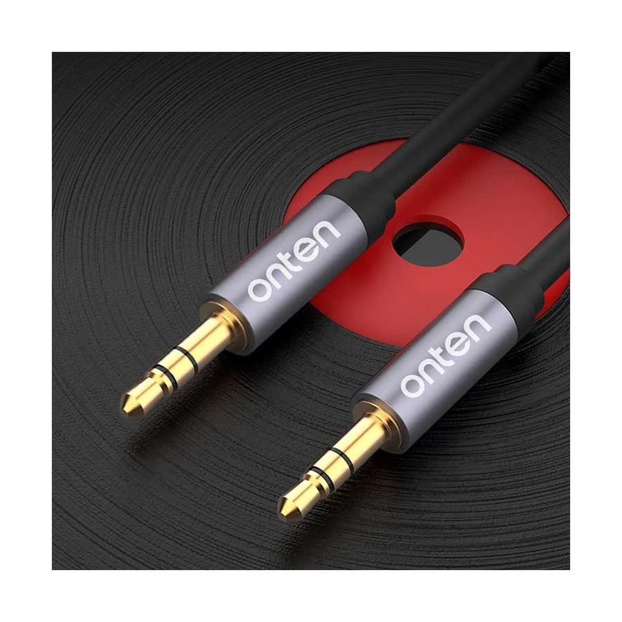 Onten OTN-A101 3.5mm Male to Male, 1.5 Meter, Black Audio Cable