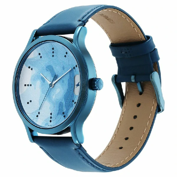 Fastrack 3296QL01 Urban Camo Blue Dial Ladies Watch