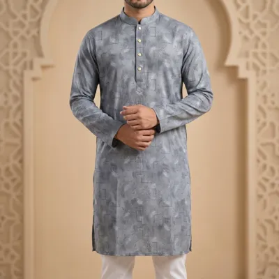 ছেলেদের কটন লাক্সারি পাঞ্জাবি