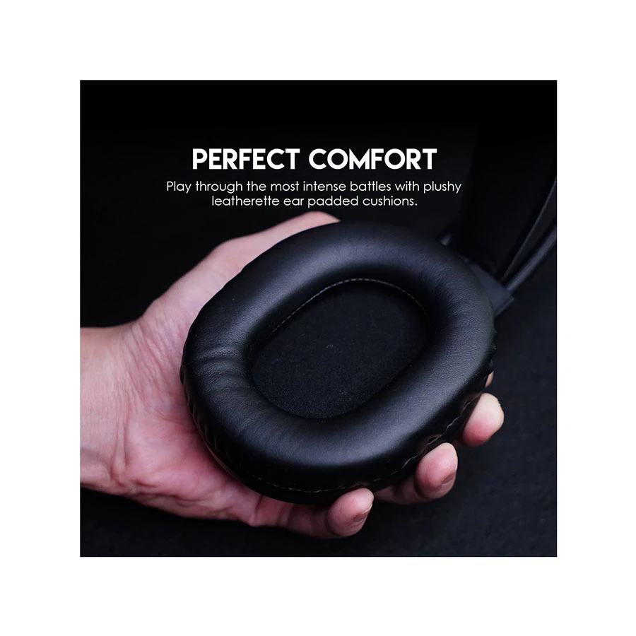Fantech HQ55 Portal RGB Wired Black Gaming Headphone