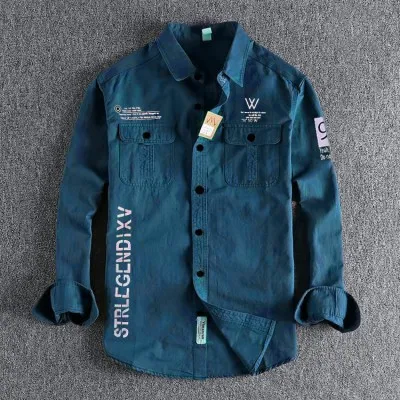 ছেলেদের সেমি ফিট কটন প্রিন্ট শার্ট, সাইজ M, L ও XL