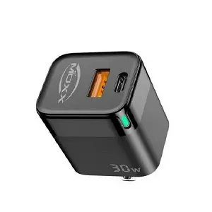 MOXX MC30 Power PD 30W অ্যাডাপ্টার Type-C ও USB-A পোর্ট