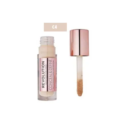 Makeup Revolution Conceal & Define লিকুইড কনসিলার - C4