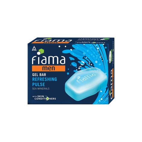 Fiama Men Refreshing Pulse Sea Minerals Gel Bar 125g (India)