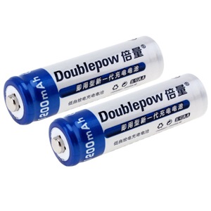 Doublepow AA 1200mAh NiMH রিচার্জেবল ব্যাটারি (২টি)