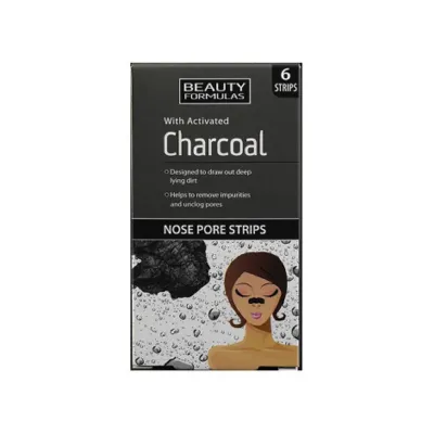 Beauty Formulas চারকোল নোজ পোর স্ট্রিপ (6 পিস)
