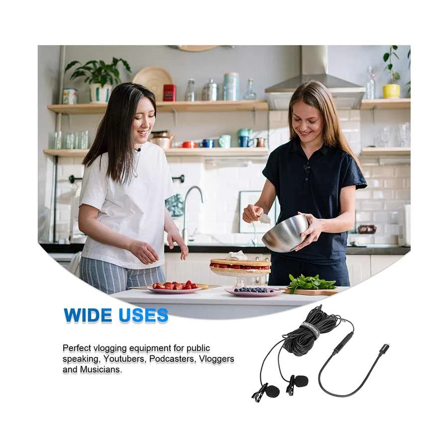 Saramonic LavMicro U1C Omnidirectional Clip-On Black Microphone
