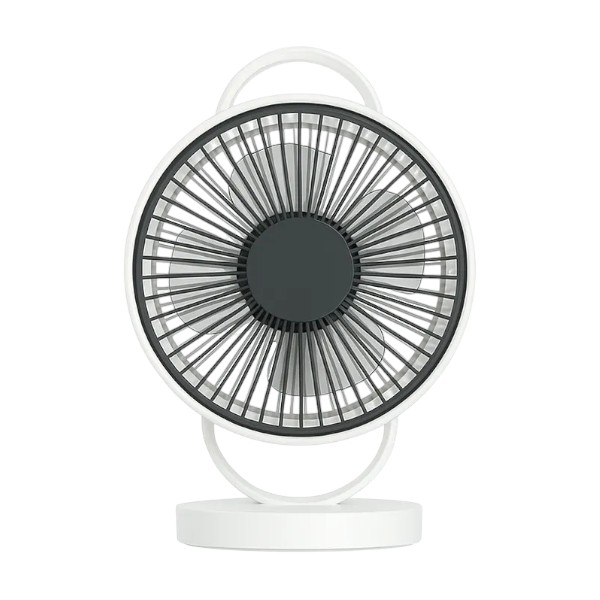 YAGE YG-7999 রিচার্জেবল 8-ইঞ্চি 360°রোটেশন ফ্যান উইথ LED লাইট