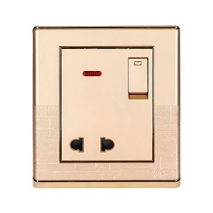 Walton Fiona 2 পিন সকেট, সুইচসহ
