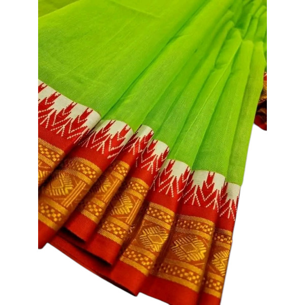হাফ সিল্ক মধুরাই শাড়ি 12 হাত