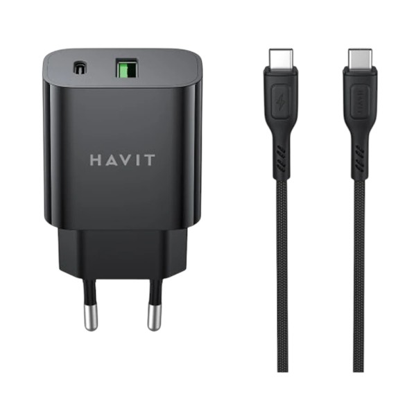 Havit ST926 ইউএসবি ও ইউএসবি-সি 20W চার্জার