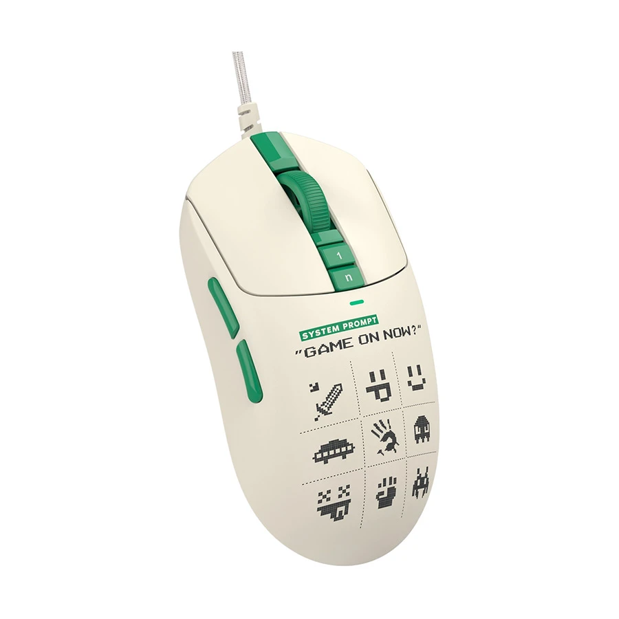 A4Tech Bloody W72 Ultra Pixels Green Wired Lightweight Gaming Mouse