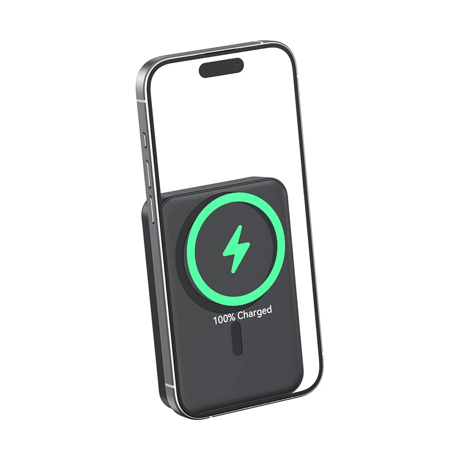 Bwoo BO-P59 10000mAh 20W MagSafe Qi Wireless Power Bank Black