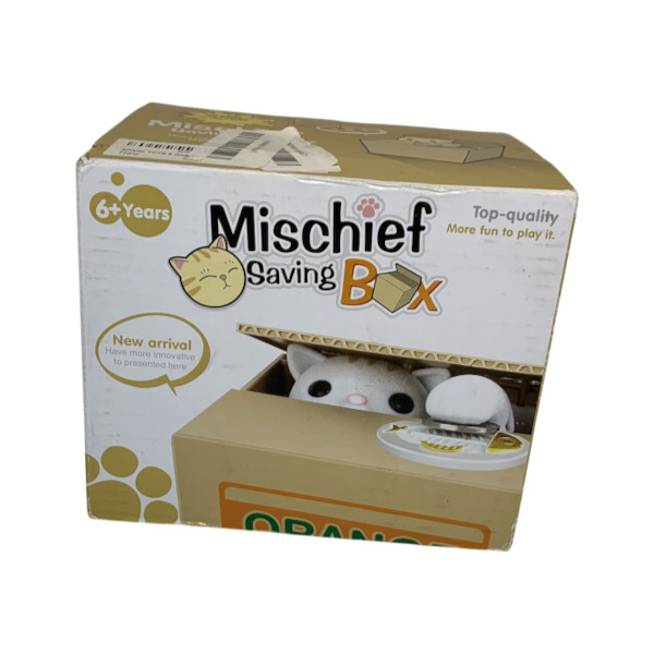 Mischief Saving Box/Cat Stealing Money Piggy Bank