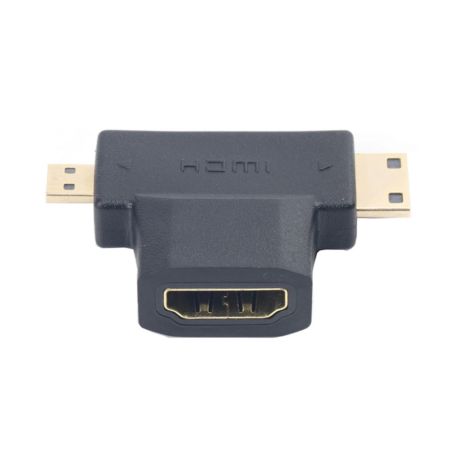 Onten OTN-HD708 HDMI Female to Mini & Micro HDMI Male 2-in-1 Adapter