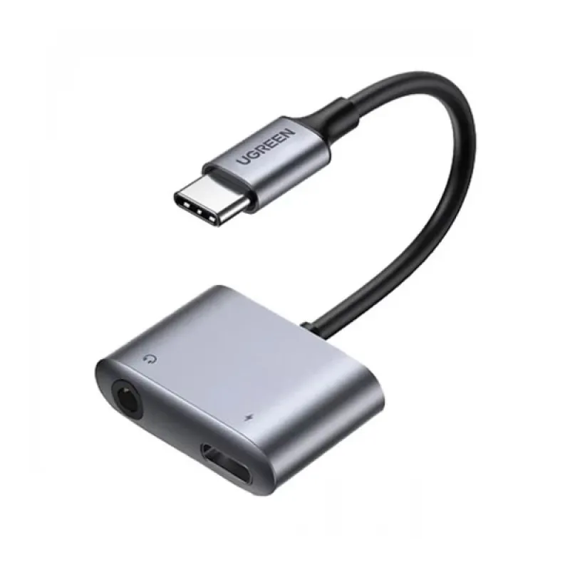 UGREEN CM231 (60164) 2-in-1 USB C to 3.5mm অ্যাডাপ্টার
