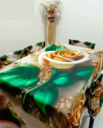 3D প্রিন্ট টেবিল ক্লথ সেট, এলিগ্যান্ট ডিজাইন