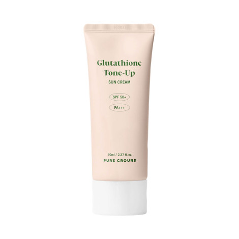 Pure Ground গ্লুটাথায়োন টোন-আপ সান ক্রিম SPF 50+ PA+++ 70ml