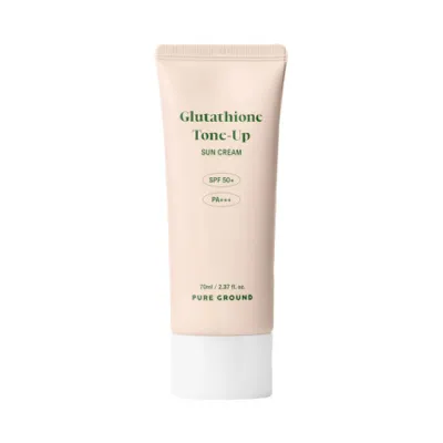 Pure Ground গ্লুটাথায়োন টোন-আপ সান ক্রিম SPF 50+ PA+++ 70ml