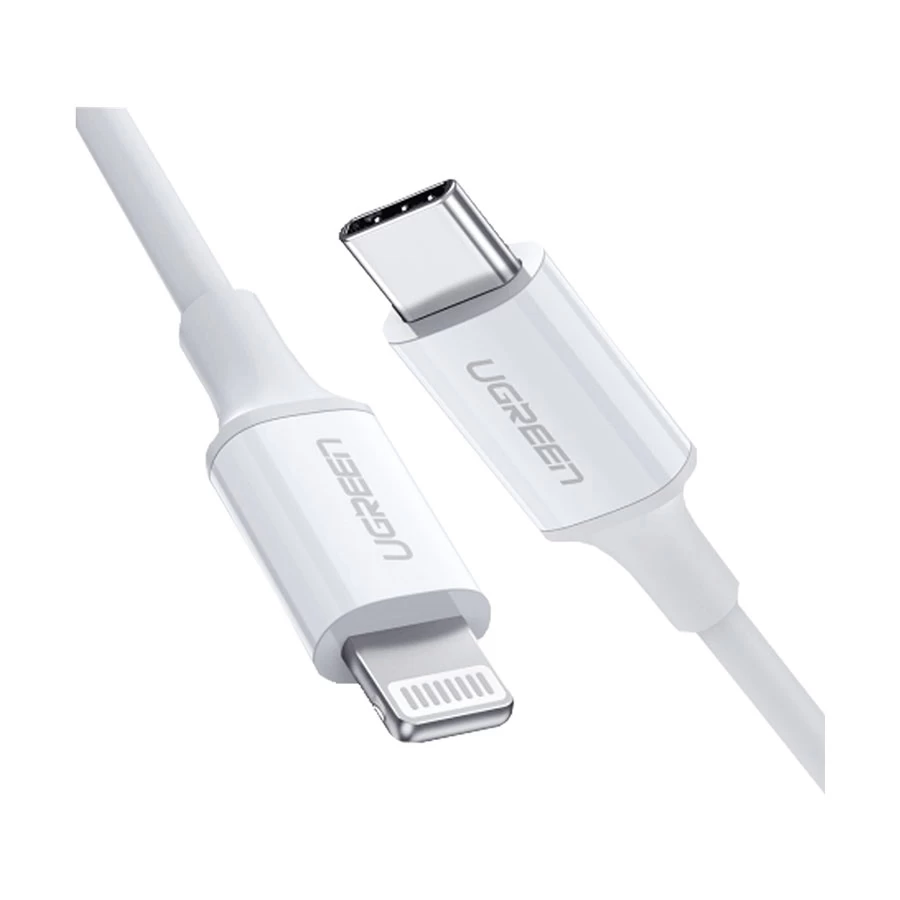 UGREEN US171 60748 USB-C to Lightning 1.5 Meter White Charging Cable