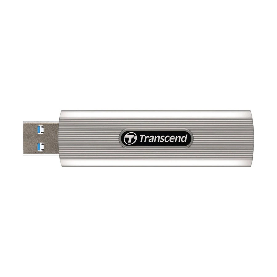 Transcend ESD320A 512GB USB 3.2 Gen 2 Type-A Soft Gray Portable SSD