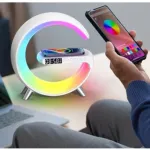 G63 অ্যাটমোস্ফিয়ার RGB লাইট ব্লুটুথ স্পিকার, ওয়্যারলেস চার্জিংসহ