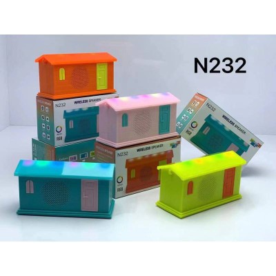 N232 LUCES LED RGB ওয়্যারলেস স্পিকার