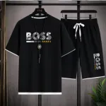 Men's Mesh T-Shirt and Shorts Two-Piece Set, 160 GSM, Sizes M to XL