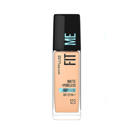 Maybelline Fit Me ম্যাট পোরলেস ফাউন্ডেশন - 123