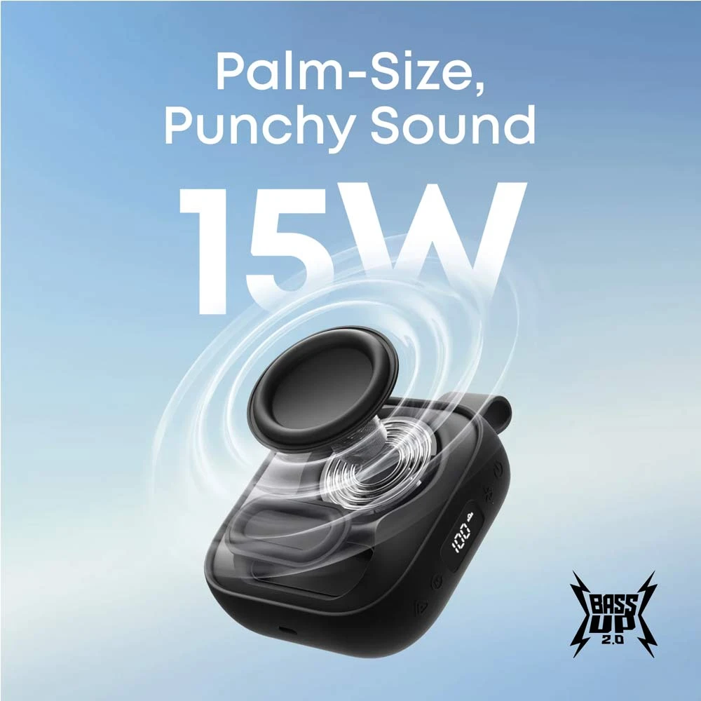 Anker Soundcore Boom Go 3i Midnight Black Portable Bluetooth Speaker