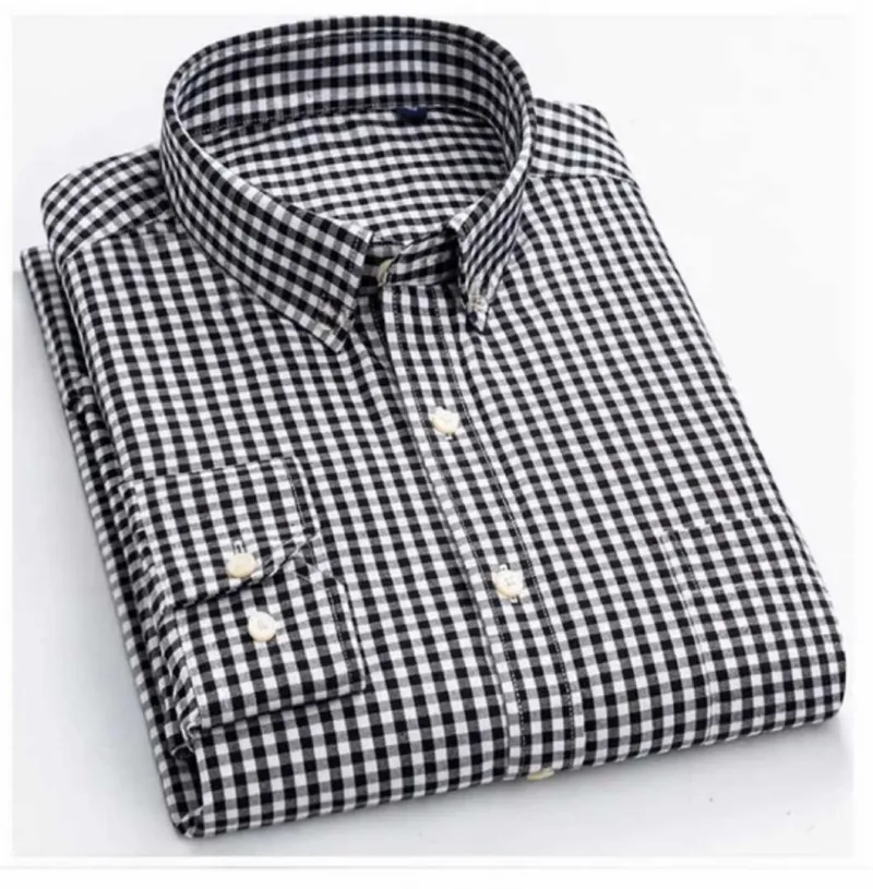 Men's Cotton Shirt with Collar Sizes 15.5 to 17, 6 Colours