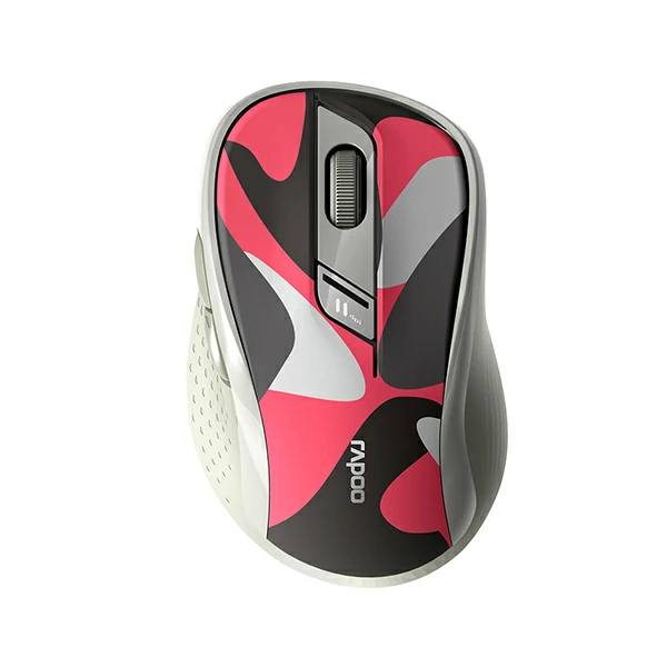 Rapoo M500 Red Silent Multi-mode Wireless Optical Mouse