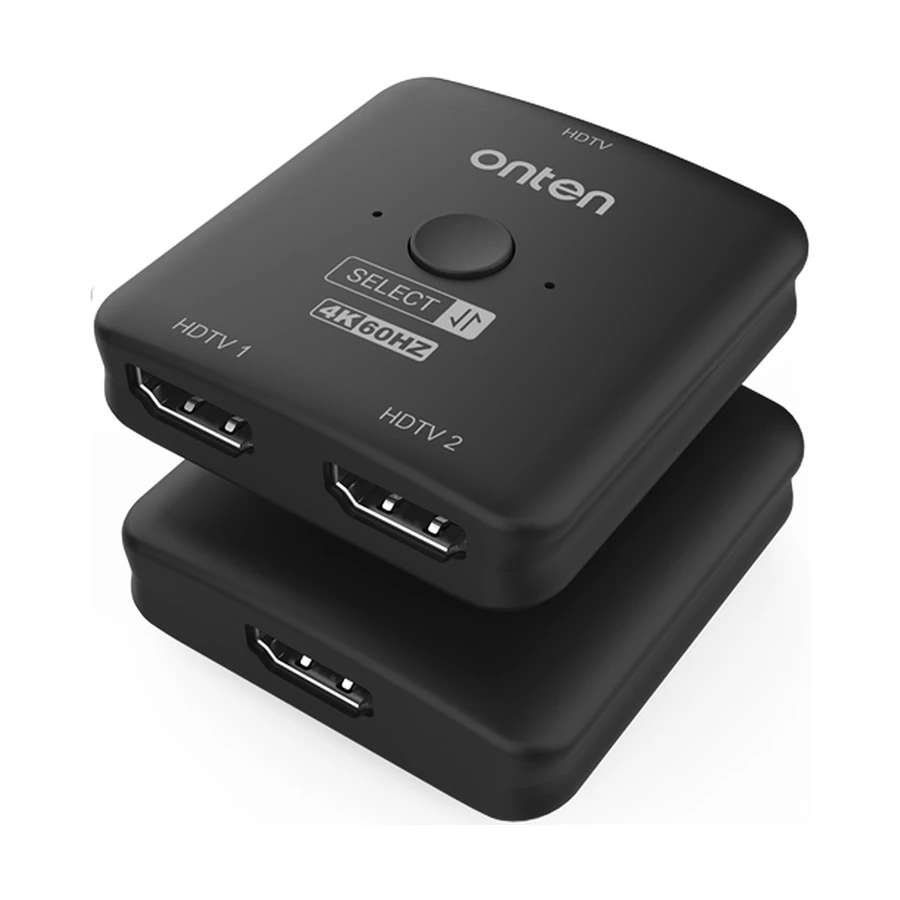 Onten OTN-CS21 4K HDMI Switcher, Black