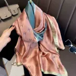 Printed Satin Silk Scarf for Neck, Hijab, Shawl or Bag
