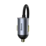 Baseus Share Together CCBT-A0G 60W কার ফাস্ট চার্জার, ডুয়াল USB ও ডুয়াল USB-C