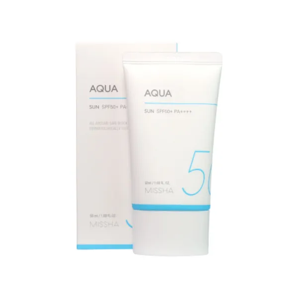 Missha All Around Safe Block অ্যাকোয়া সান সানস্ক্রিন SPF50+ PA++++ 50ml