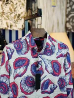 Men's Popcorn Cotton Full Sleeve Shirt, Slim Fit, 6 Colours