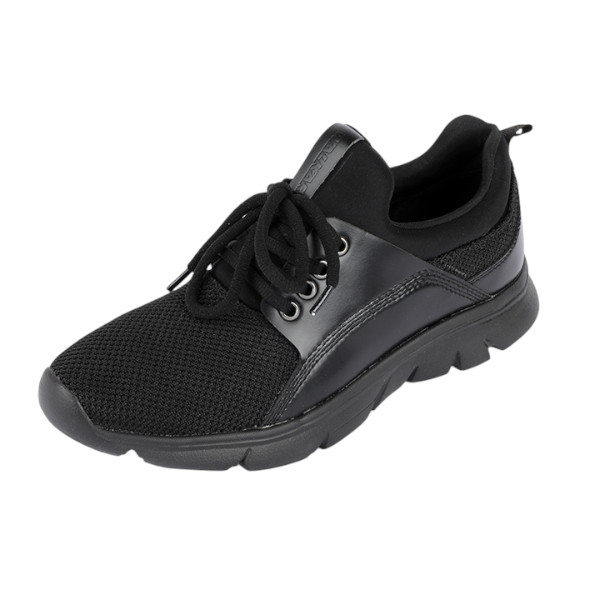 Walkar Light Weight Comfortable Breathable Material Sports Shoe for Men Navy Black