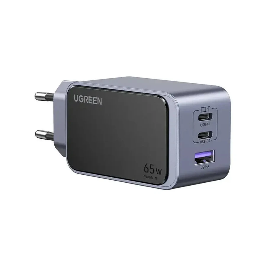 UGREEN Nexode S X553 65W GaN USB & Dual USB-C Charger (2 Pin, EU)