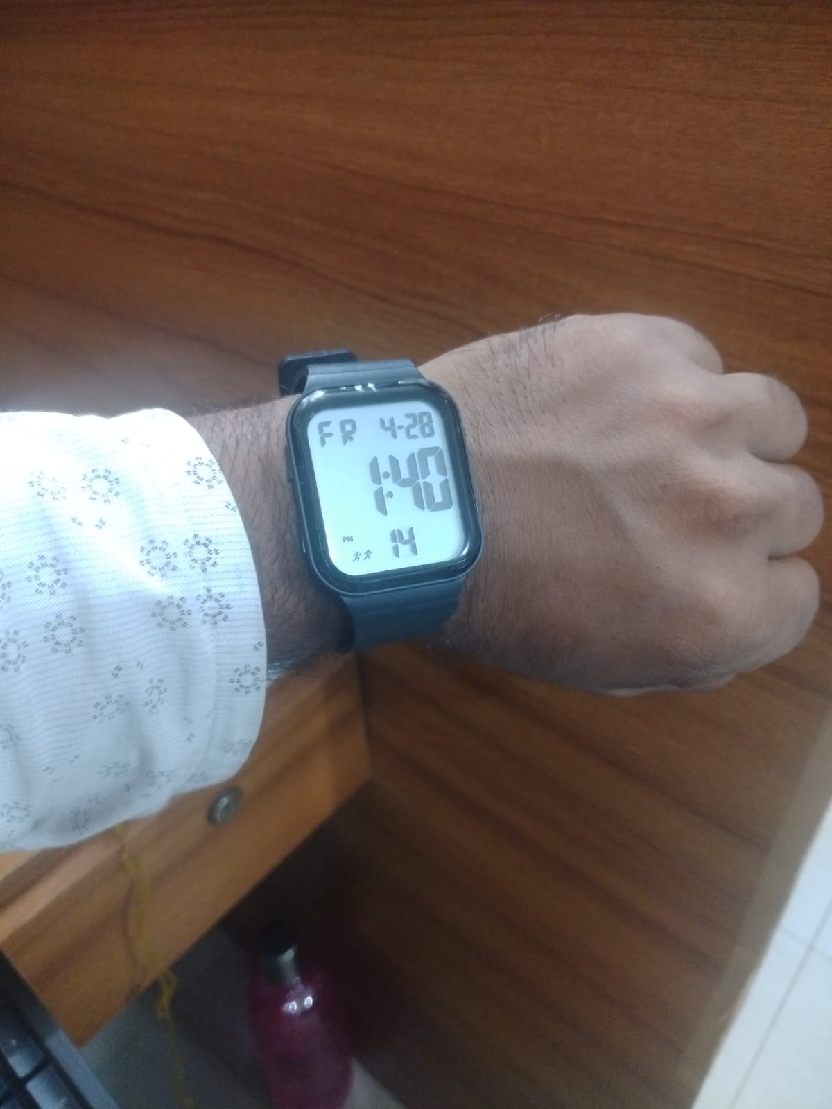 Diray DR2339L1 ইউনিসেক্স ডিজিটাল ঘড়ি, কালো