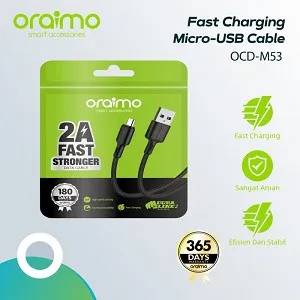 Oraimo 2A ফাস্ট চার্জিং Micro USB ক্যাবল