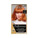 L'Oreal Preference হেয়ার কালার, শেড 7.4 Mango Copper